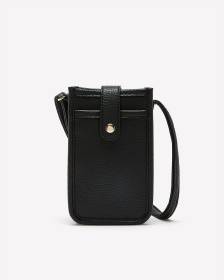 Sac en cuir grainé pour téléphone cellulaire