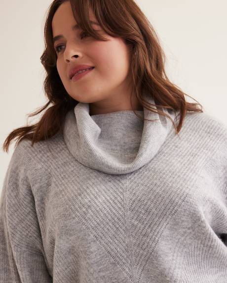 Sweater with Long Dolman Sleeves