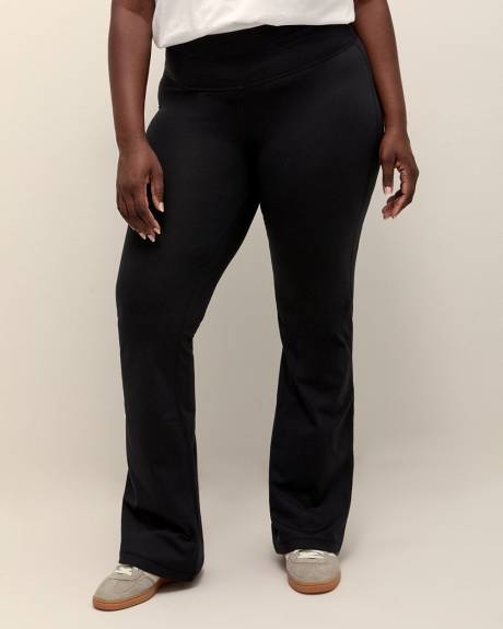 Legging noir doux à jambe évasée - Champion