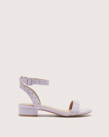 Extra Wide Width, Ankle Strap Studded Sandal