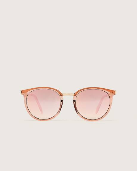 Pink Round Sunglasses