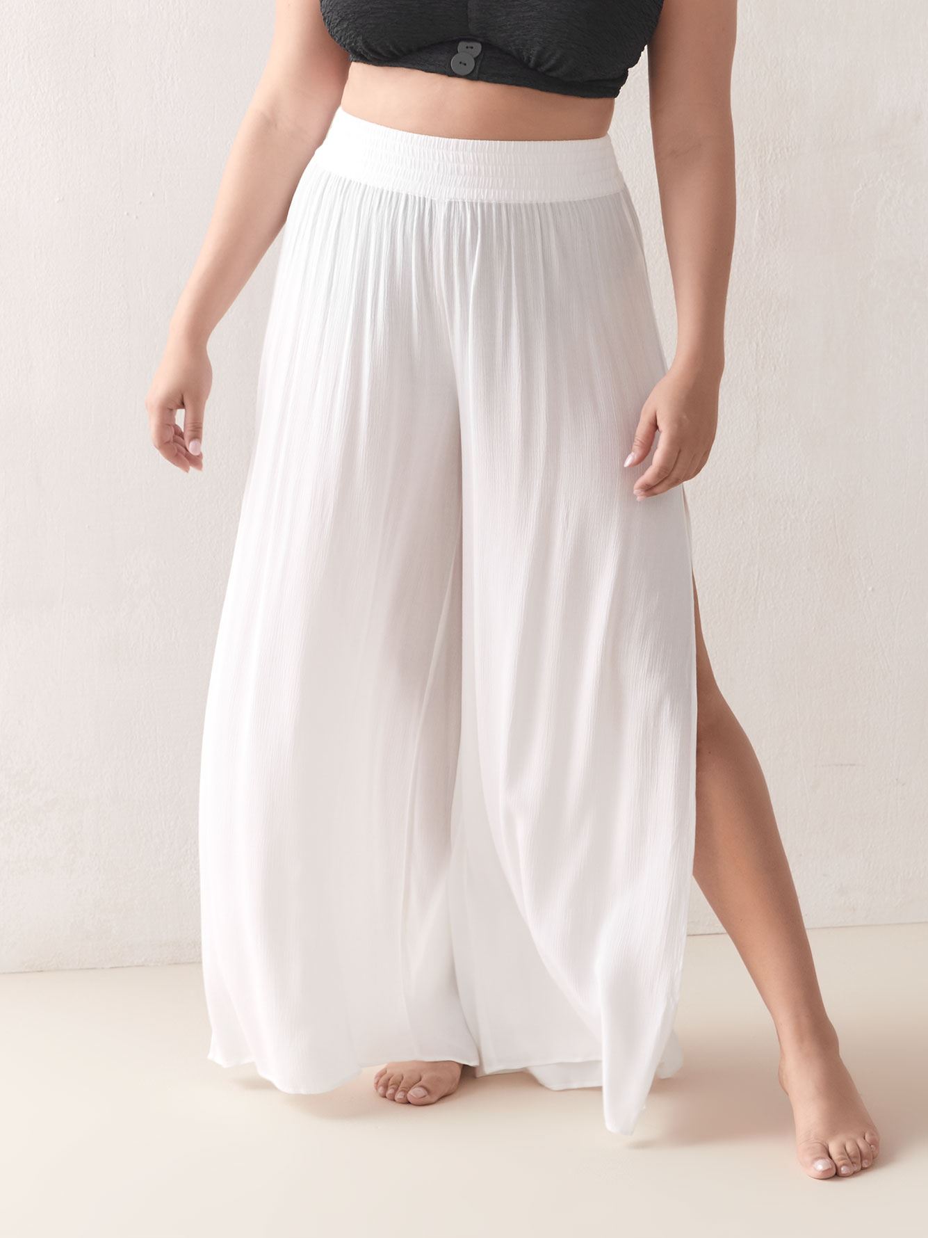 plus size bathing suit cover up pants