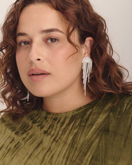 Velvet T-Shirt Dress with Side Knot