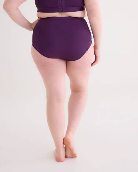 Culotte de maillot taille haute unie