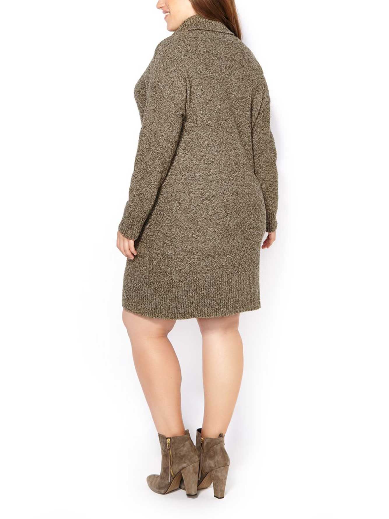 d/c JEANS Long Sleeve Turtleneck Sweater Dress | Penningtons