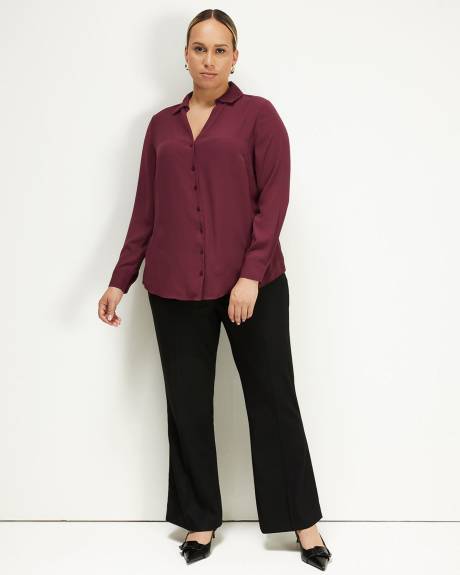 Responsible, Silky Buttoned Down Shirt - Addition Elle