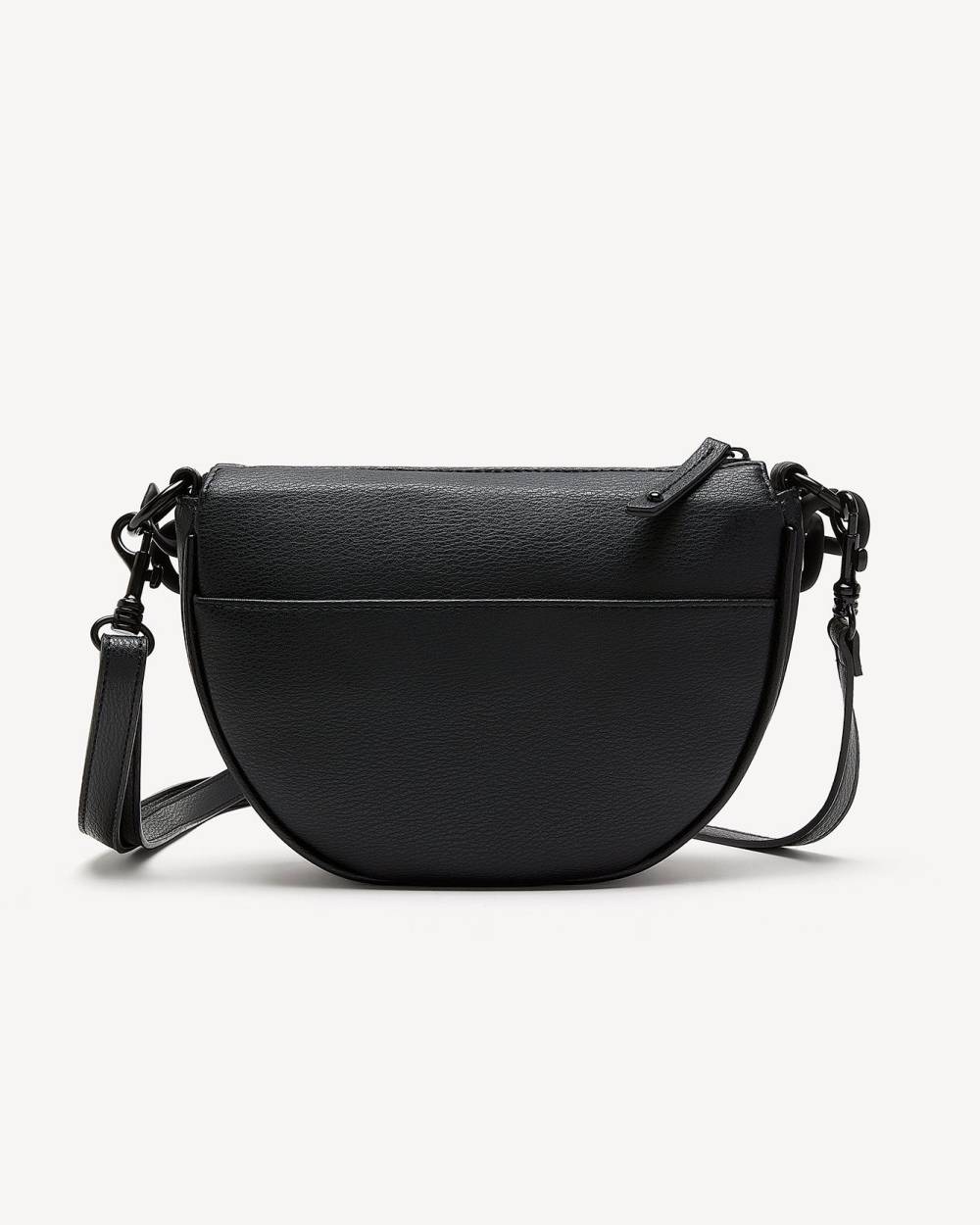 Half Circle Crossbody Handbag with Braided Strap - Addition Elle ...