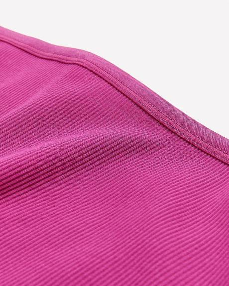 High-Cut Ribbed Knit Brief - ti Voglio