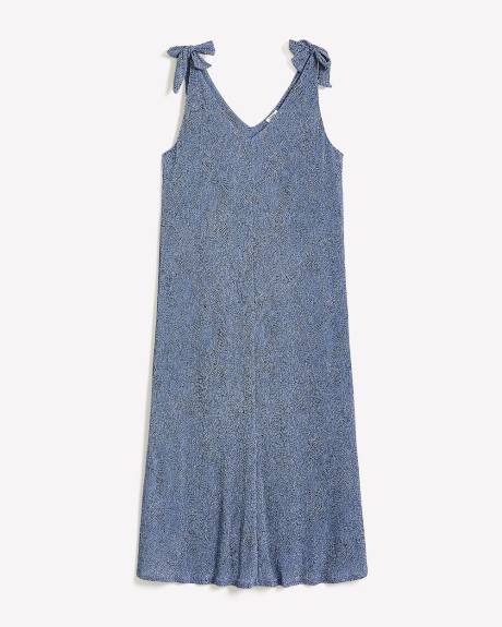 Maxi Dress with Shoulder Ties