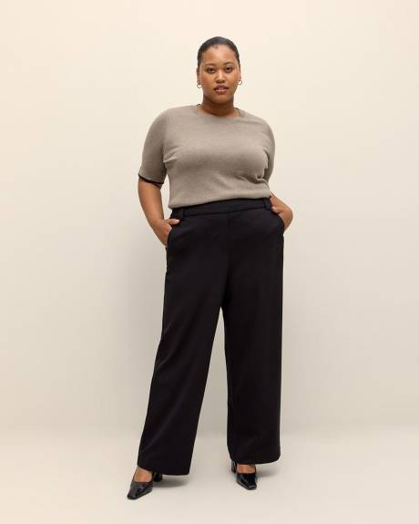 Responsible, Essential Ponte de Roma Wide-Leg Pant