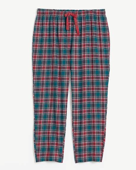 Ensemble-pyjama en flanelle carreautée à fil métallique - ti Voglio