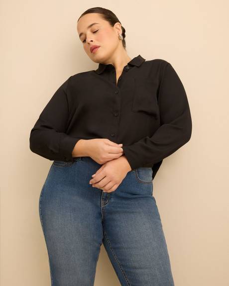 Tunique chemisier soyeux