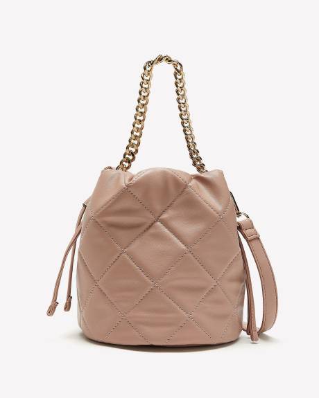 Quilted Bucket Bag - Addition Elle