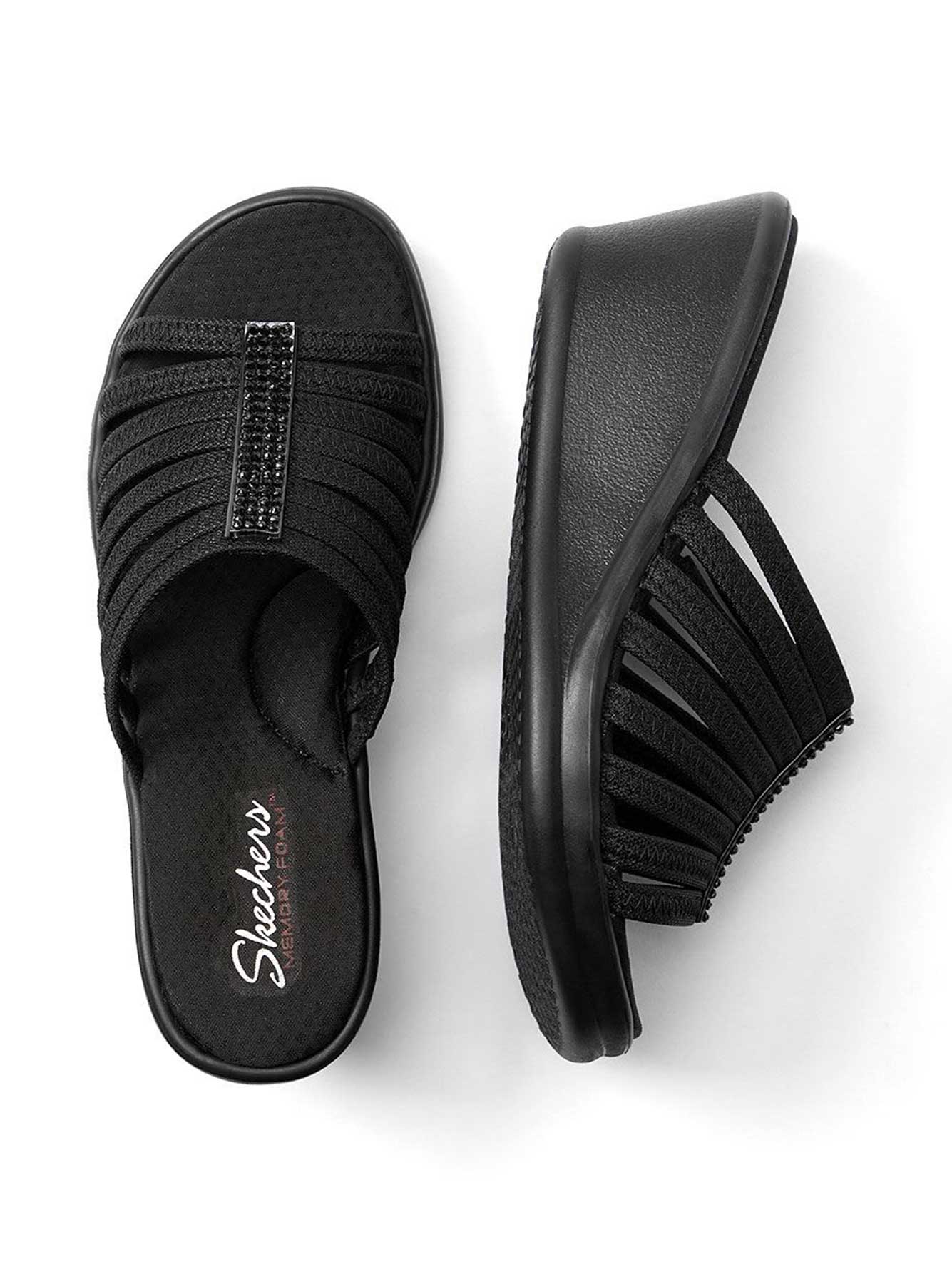 skechers rhinestone sandals