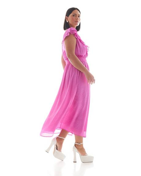 Robe maxi cintrée et évasée - Addition Elle