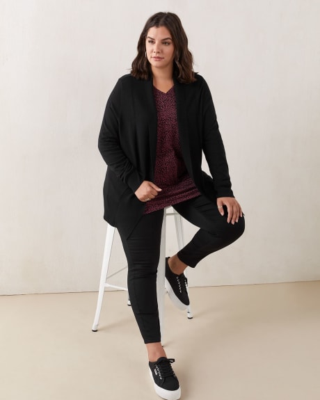 Open Cardigan With Shawl Collar - In Every Story