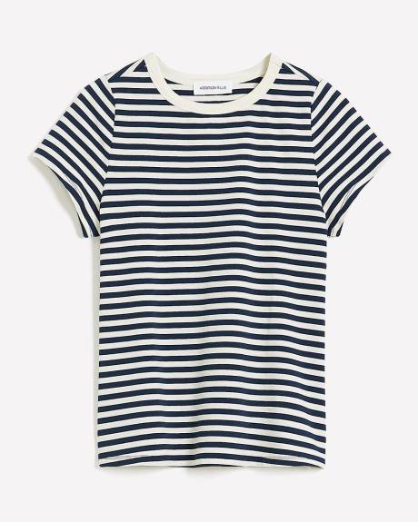 Short-Sleeve Bodycon T-Shirt - Addition Elle - PENN. Essentials