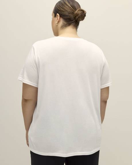 Boyfriend-Fit Short-Sleeve Tee - PENN. Essentials