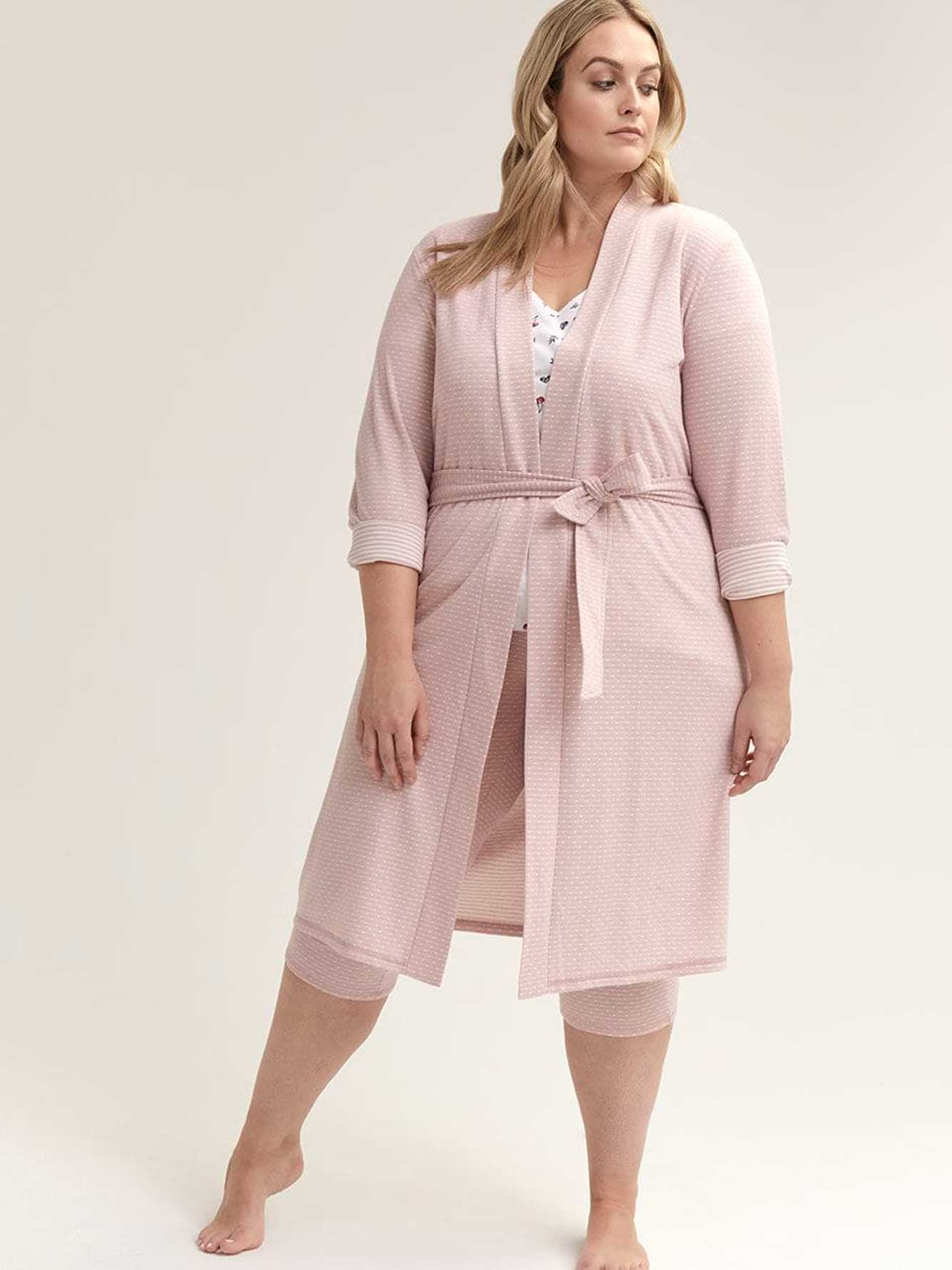 Long Sleeve Lounge Robe with Belt ti Voglio Penningtons