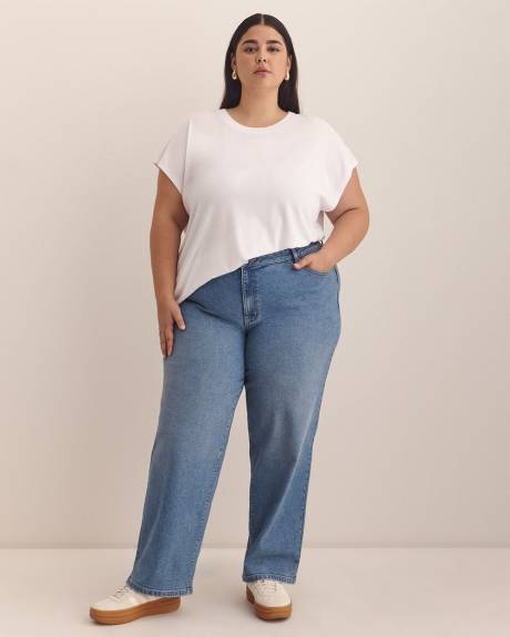 90s Low-Rise Relaxed Straight-Leg Denim - d/C JEANS