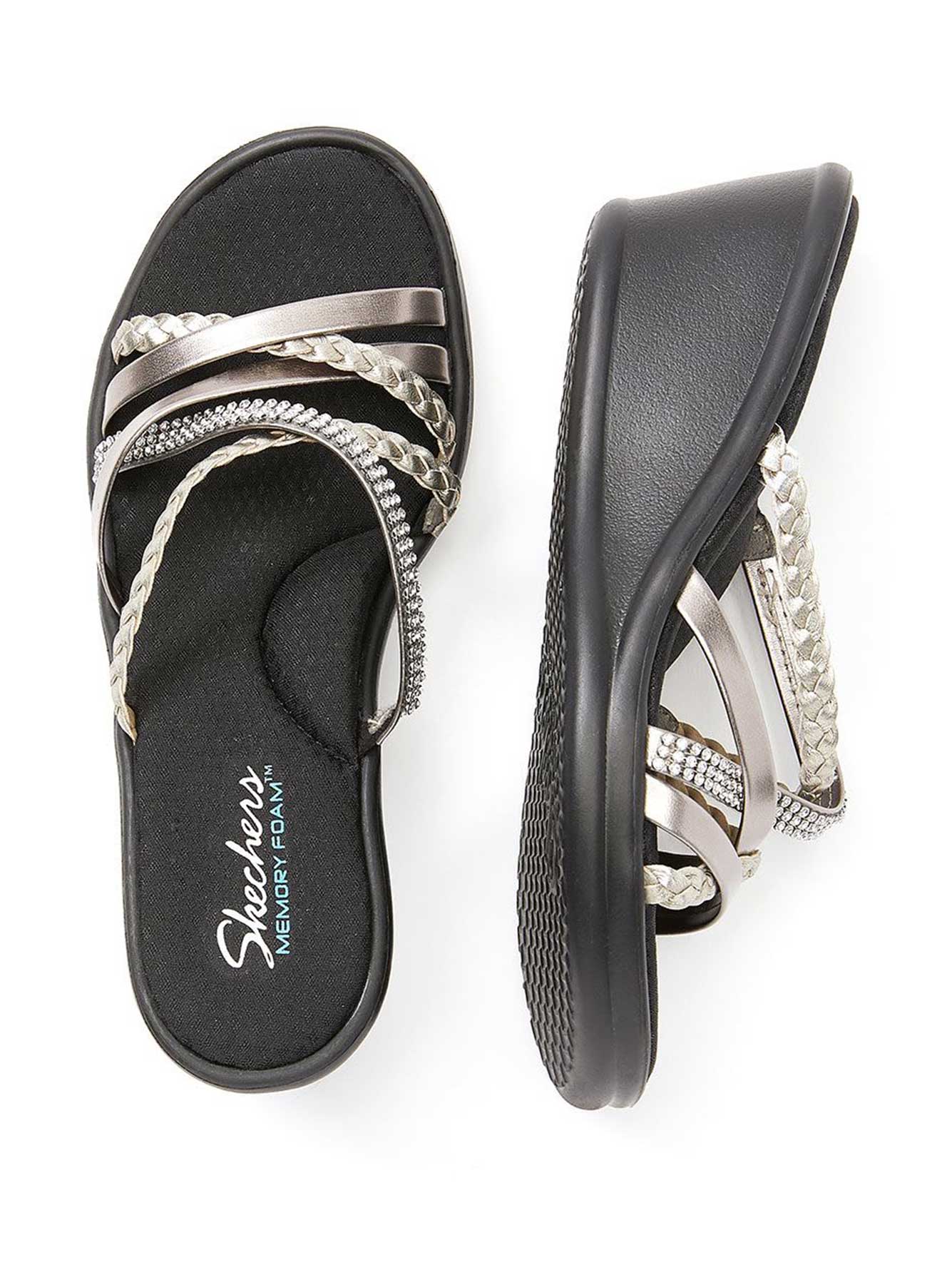 sketchers wide width sandals