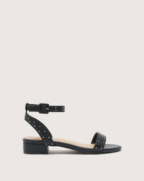 Extra Wide Width, Ankle Strap Studded Sandal