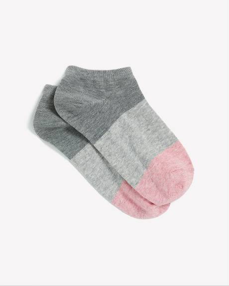Colour Block Ankle Socks