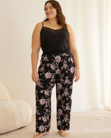Responsible, Pajama Pant with Satin Waistband - Déesse Collection