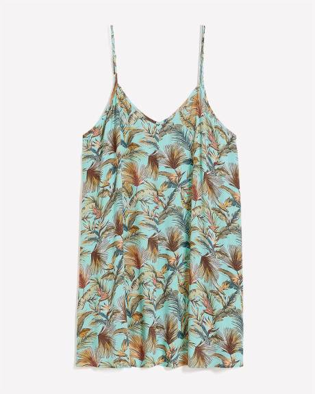 Tropical-Print Nicole Cover-Up Dress - Body Glove