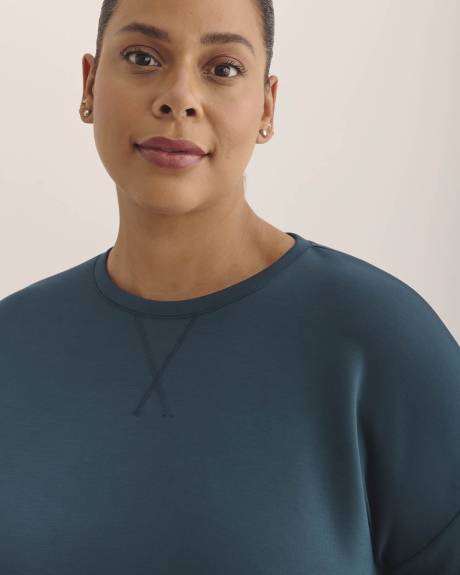 Light Knit Crewneck Sweatshirt - Active Zone