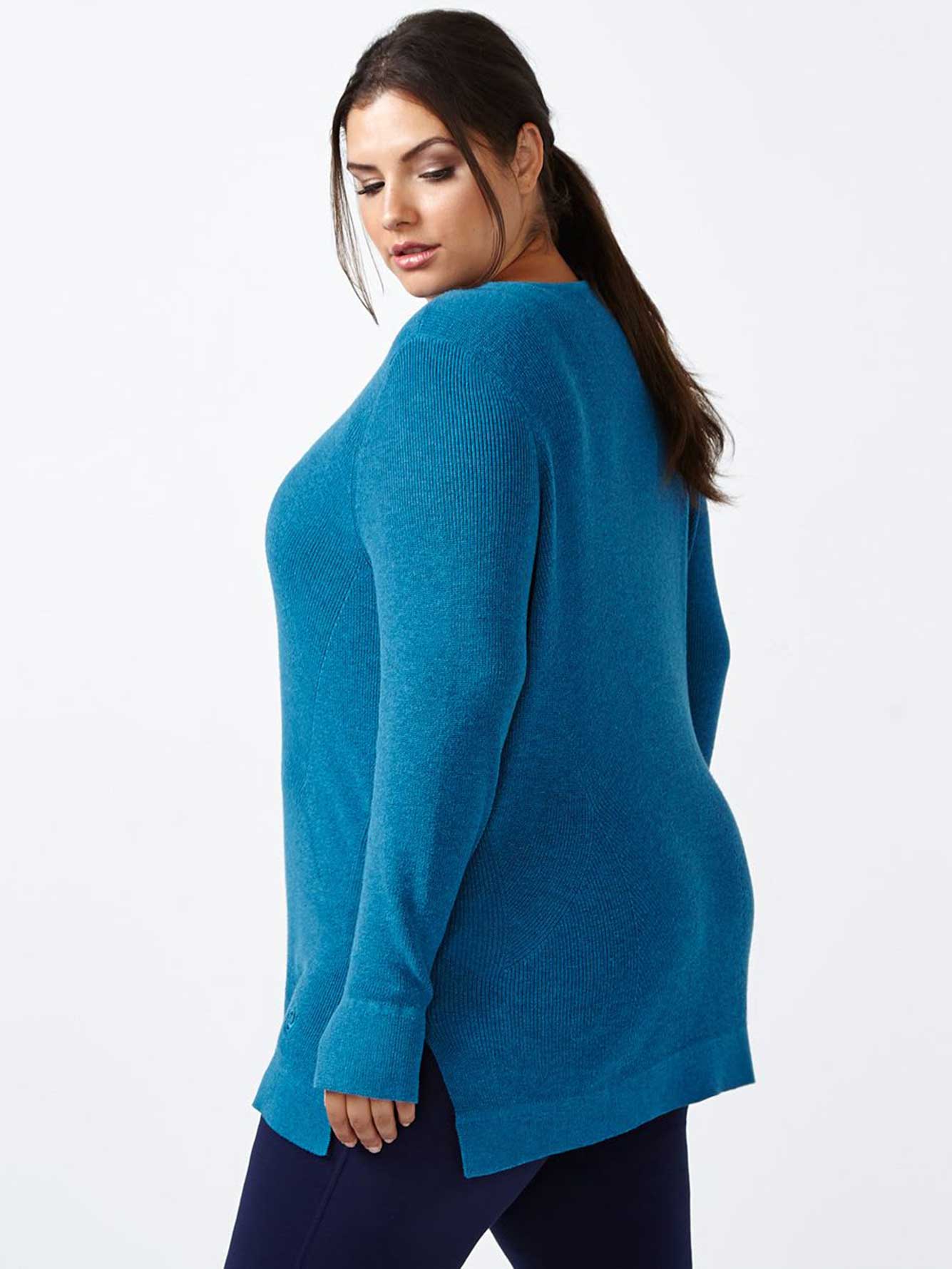 Essentials PlusSize Long Sleeve Sweater Penningtons