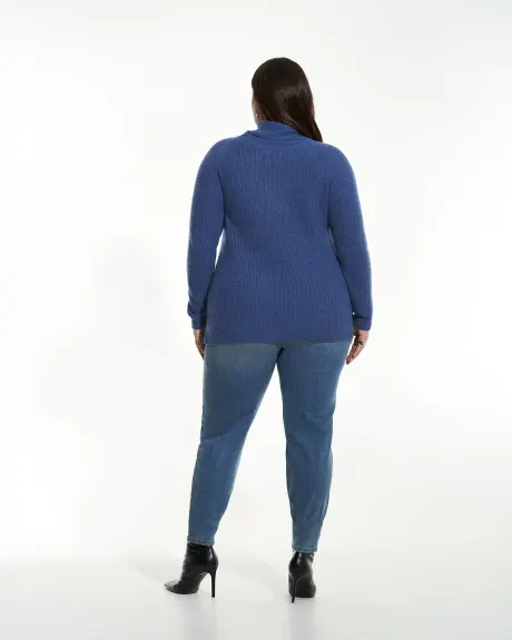 Cashmere Blend Turtleneck Sweater - Addition Elle