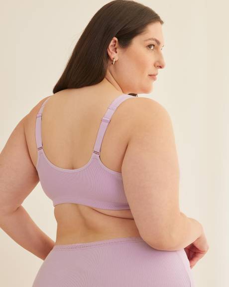 Front-Closure Wirefree Cotton Bra - ti Voglio