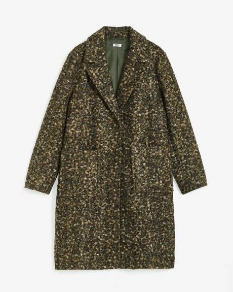 Notch Collar Sherpa Coat