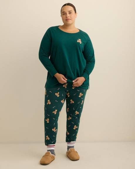 Ensemble-pyjama tunique et legging à motif d'oursons - ti Voglio