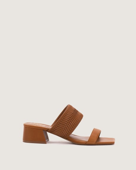 Regular Width, Slip On Mule with Chevron Strap - Vince Camuto