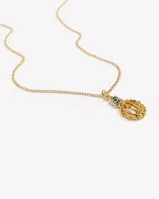 Chain Necklace with Pineapple Pendant