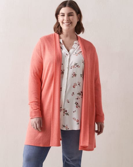 Cardigan ouvert avec col drapé - In Every Story
