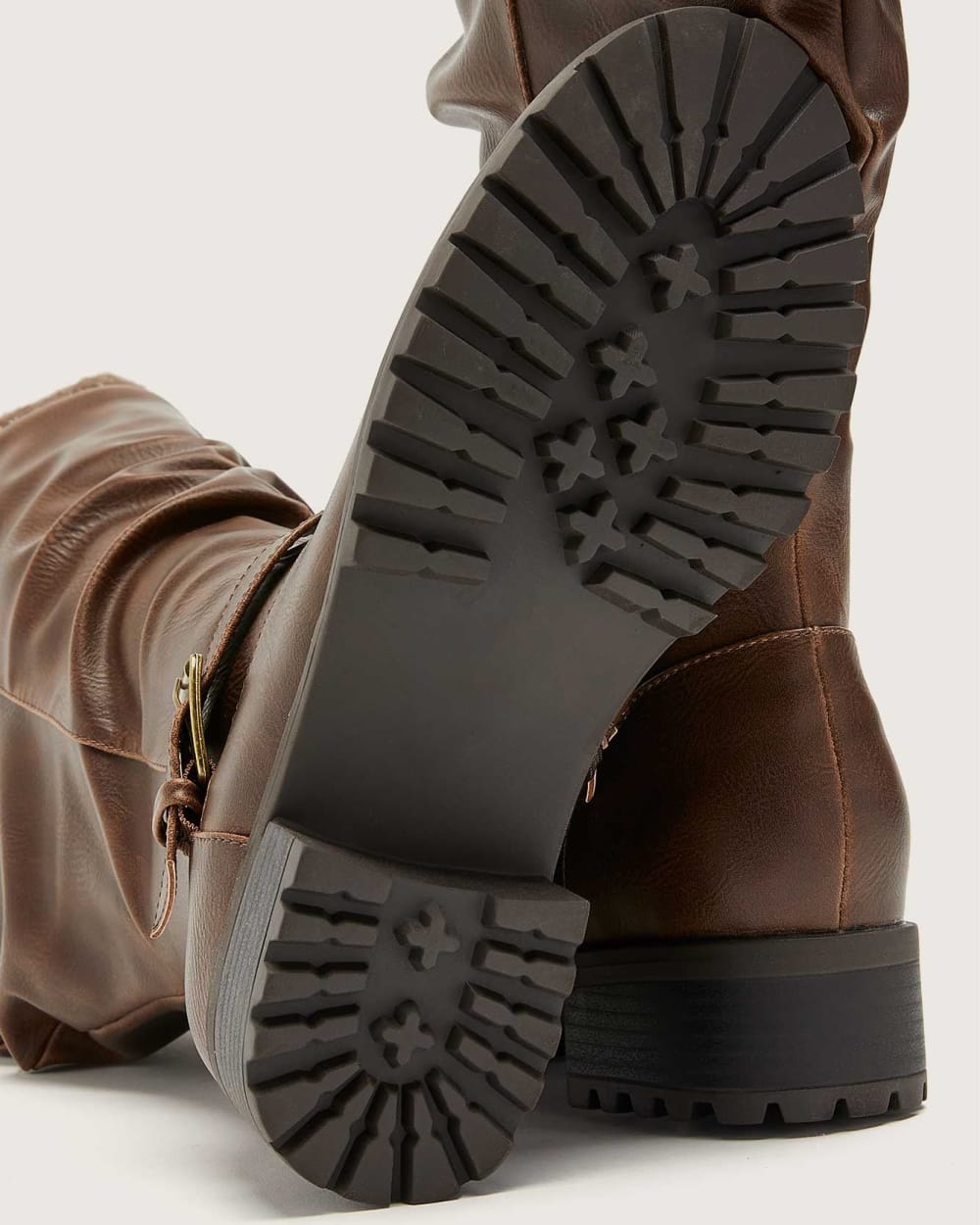 bottines plissées femme