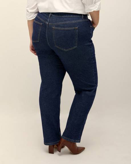 Tall, Dark Wash Classic-Fit Straight-Leg Jeans - d/C JEANS