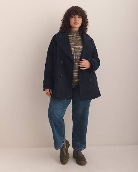Caban bouclé