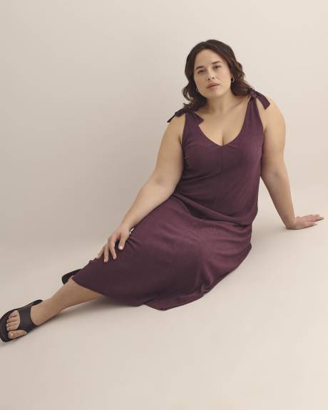 Maxi Dress with Shoulder Ties