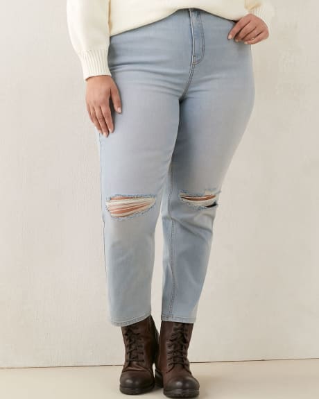 Responsible Straight-Leg Jeans, Distressed Finish - d/C Jeans