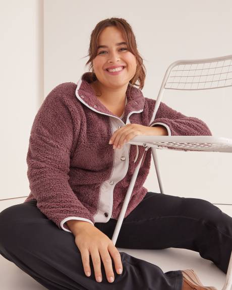 Manteau en sherpa brossé - Active Zone