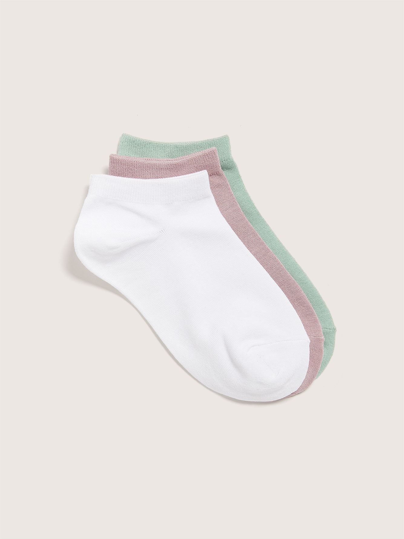 Wide Fashion Ankle Socks, 3Pack Addition Elle Penningtons