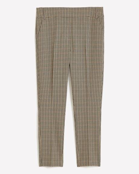 Plaid Skinny-Leg Savvy Pant - PENN. Essentials