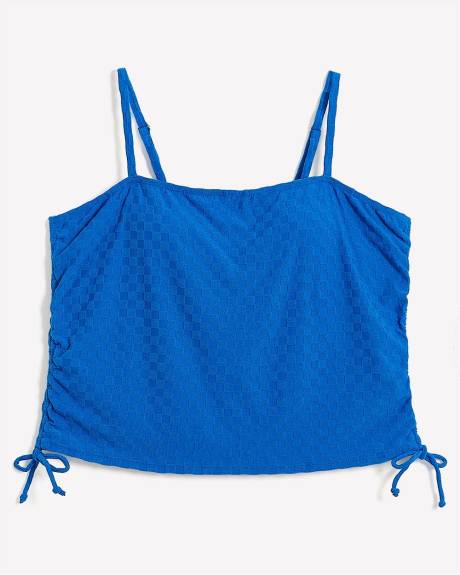 Tankini texturé Naadei bleu - Nana The Brand