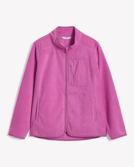 Polar Fleece Mock-Neck Jacket - Active Zone