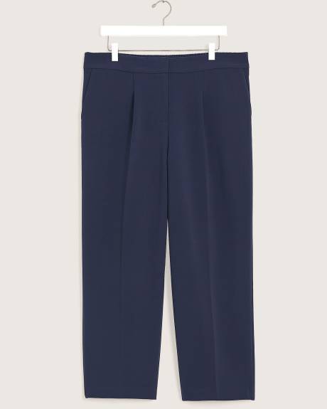 Pantalon écourté à jambe droite