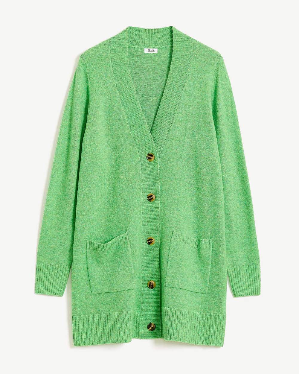 Tunic Length Cardigan With Front Pockets Penningtons